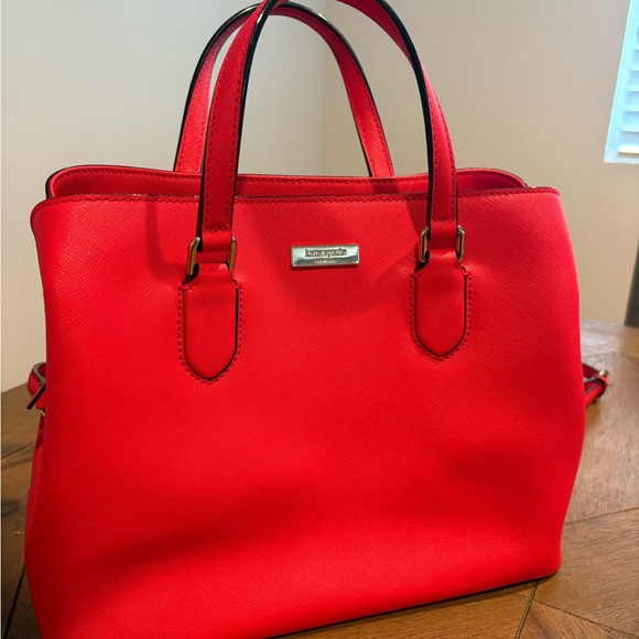 kate spade Handbags - Kate Spade Vibrant Red Satchel